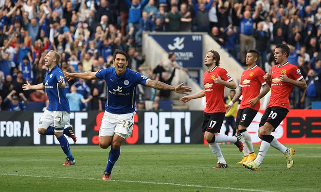 Leicester vs M.U (5-3): Quỷ đỏ thua sốc