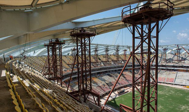 Thêm một công nhân thiệt mạng trên SVĐ World Cup