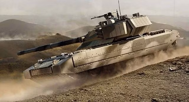 Hình đồ họa xe tăng Armata.