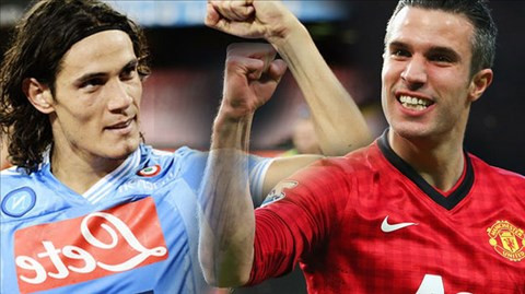 Cavani sẽ thế chỗ van Persie tại Old Trafford?