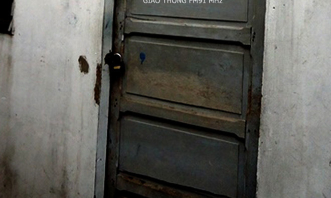 Phòng trọ của Tr.-nơi xảy ra sự việc.