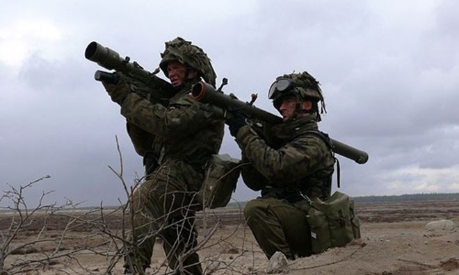 Trong ảnh là các tên lửa phòng không Grom được Quân đội Ba Lan sử dụng. 