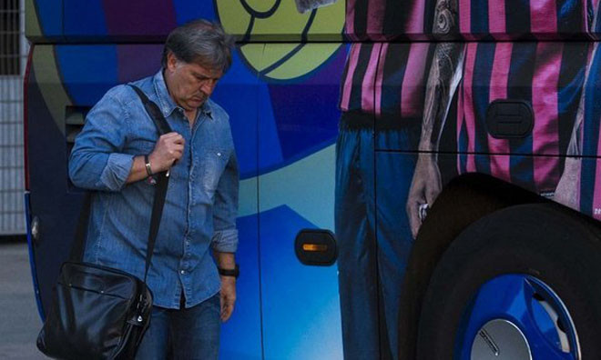 HLV Martino đã nói lời tạ từ Barca.