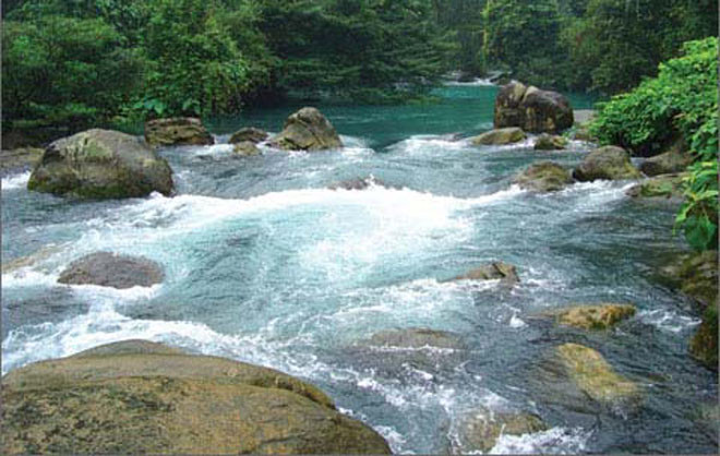 Sau khi ra tay, hai đối tượng khiêng xác nạn nhân dìm xuống khe suối. Ảnh minh họa