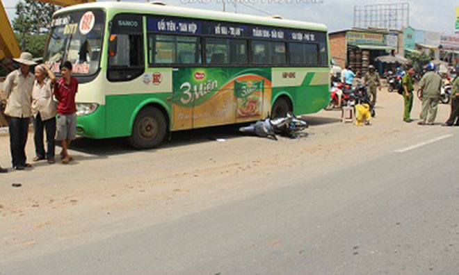 Hiện trường vụ tai nạn