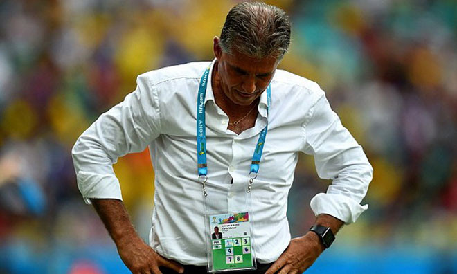 HLV Carlos Queiroz của đội tuyển Iran.
