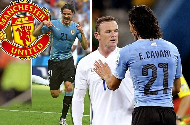 Van Gaal gây sốc khi tính đổi Rooney lấy Cavani
