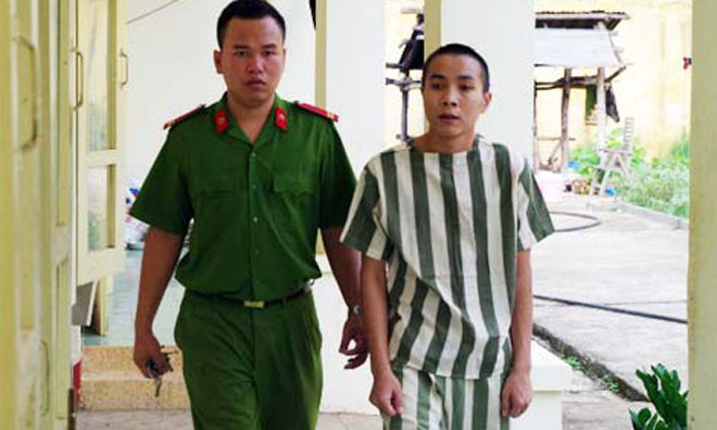 Nguyễn Thành Luân tại Cơ quan điều tra.