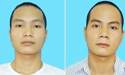 Hai bị can Thạch Ngọc Lợi và Thạch Ngọc Long.