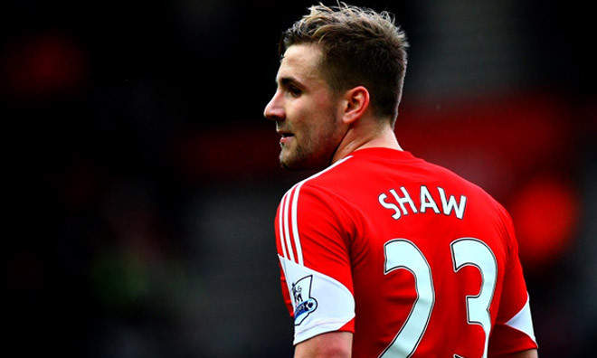 Luke Shaw ngại phải dự bị cho Evra ở M.U.