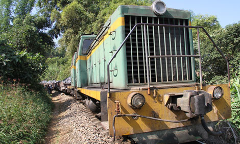 Hiện trường vụ tai nạn.