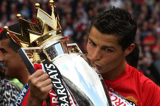 Ronaldo khi còn khoác áo M.U