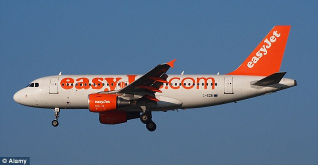 Một chiếc máy bay của Easy Jet.