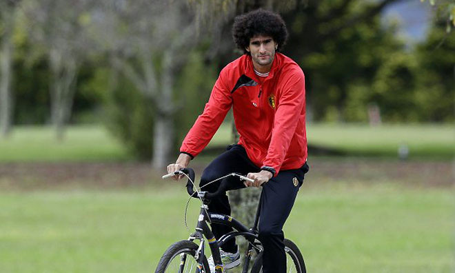Fellaini sẵn sàng xuống tóc nếu Bỉ vô địch