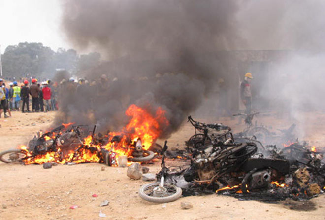 Vụ xô xát giữa công nhân và bảo vệ tại nhà máy Samsung Thái Nguyên không có yếu tố người nước ngoài.