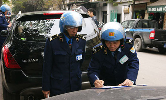 Thanh tra giao thông đang làm nhiệm vụ. Ảnh: minh họa.