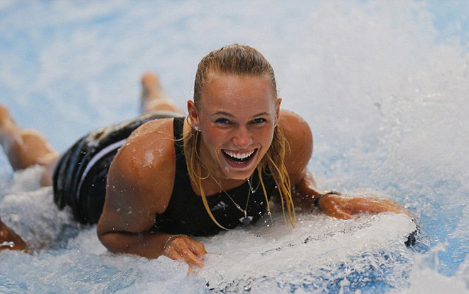 Caroline Wozniacki đang sống trong tình yêu