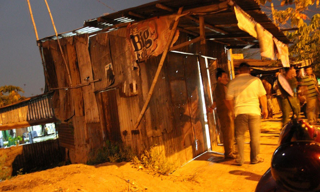 Hiện trường vụ việc.