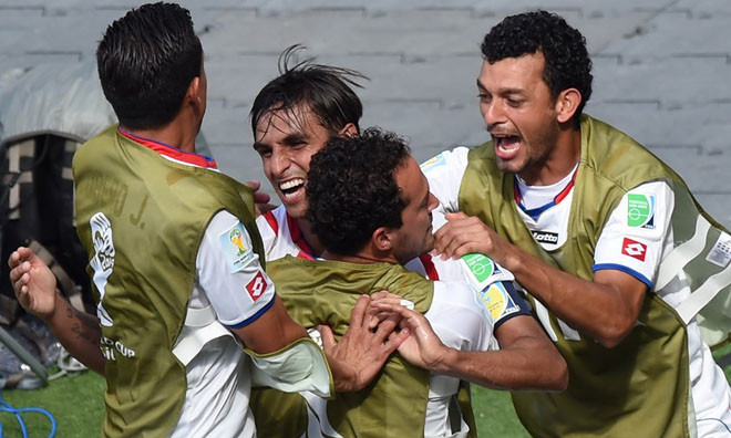 Có tới 7 cầu thủ của Costa Rica bị kiểm tra doping.