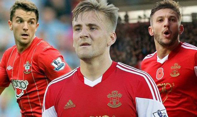 M.U nhắm bộ ba ngôi sao của Southampton