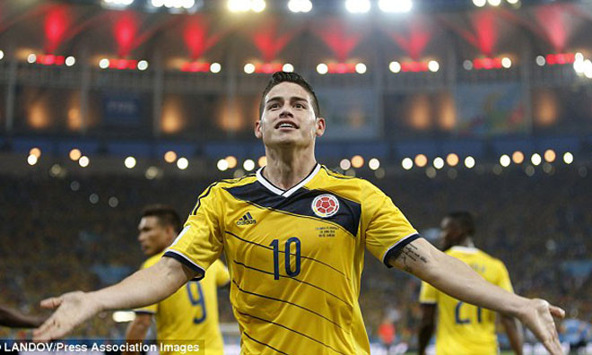 Real nổ 'bom tấn' 40 triệu bảng James Rodriguez