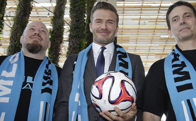 Đội bóng tương lai của Beckham sẽ lấy màu áo xanh dương làm chủ đạo