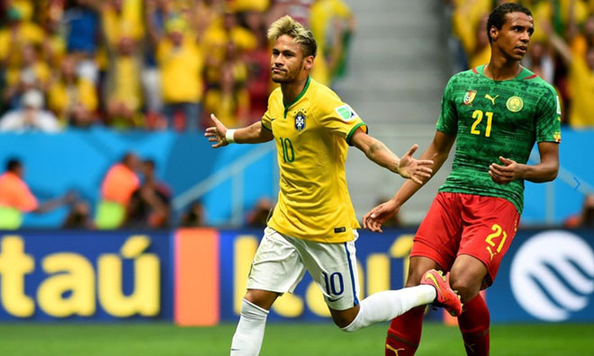 Thắng tưng bừng, Brazil và Mexico lấy vé vào vòng trong