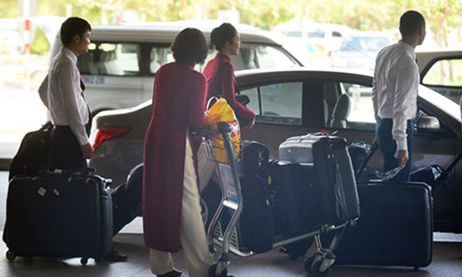 “Riêng đường bay đến Nhật Bản và Hàn Quốc, tổ bay sẽ không được mang vali to", lãnh đạo Vietnam Airlines cho biết. Ảnh: Minh họa. 