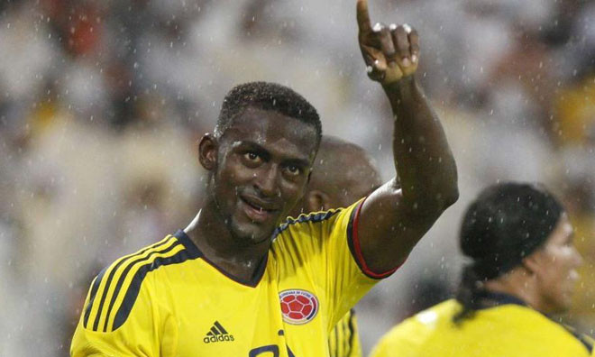 Chân sút chủ lực Jackson Martinez của Colombia.