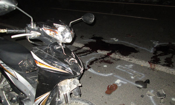 Hiện trường vụ tai nạn