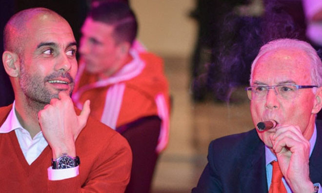 Beckenbauer không hài lòng với triết lý bóng đá của Guardiola