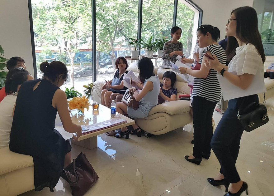 Cư dân 203 Nguyễn Huy Tưởng yêu cầu chủ đầu tư thực hiện đúng cam kết