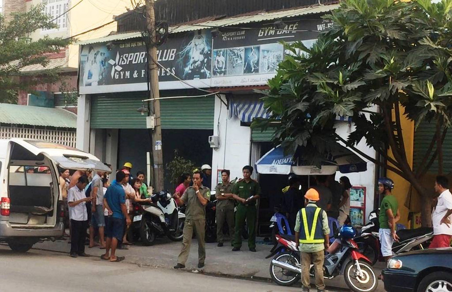 Hiện trường vụ việc.