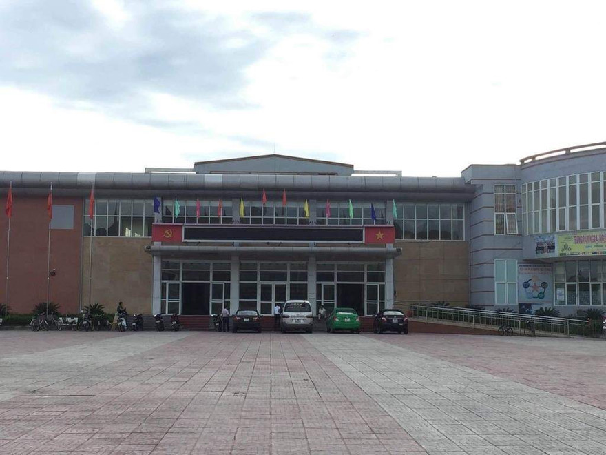 Trụ sở Trung tâm Văn hóa TX Hồng Lĩnh, nơi xảy vụ việc