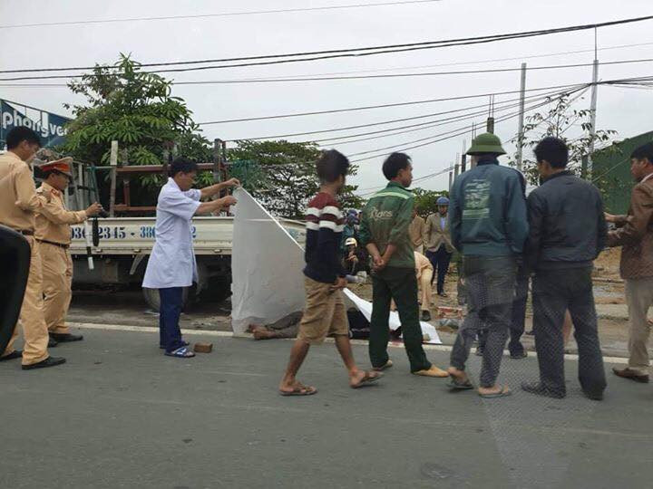 Anh D. tử vong tại chỗ còn con gái tử vong trên đường đi cấp cứu