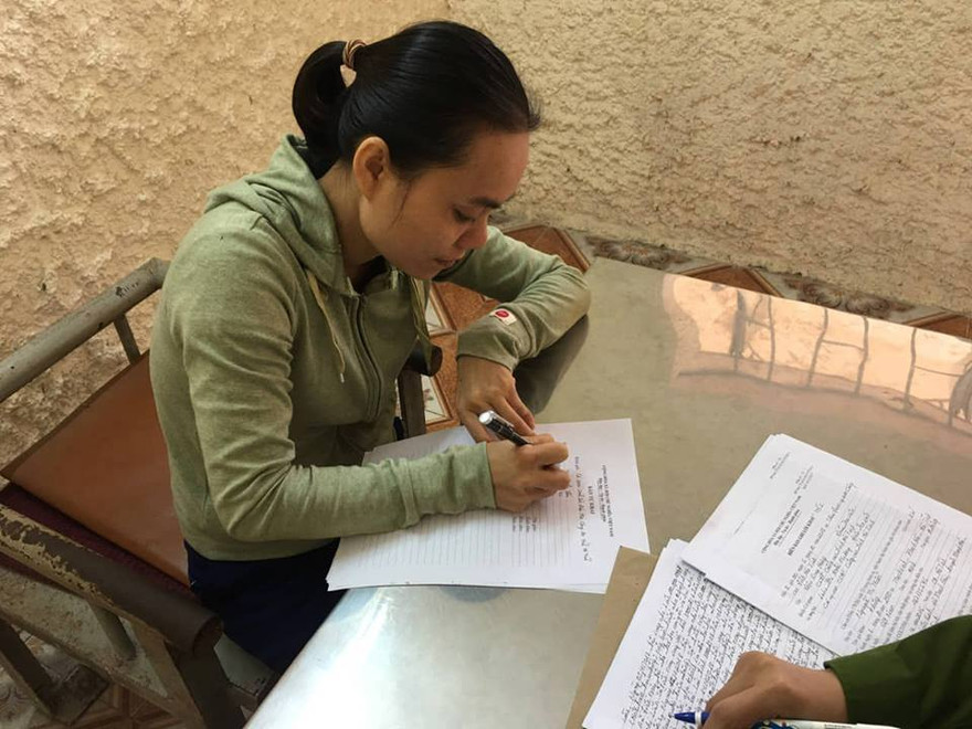 Nguyễn Thị Thắm tại CQĐT 