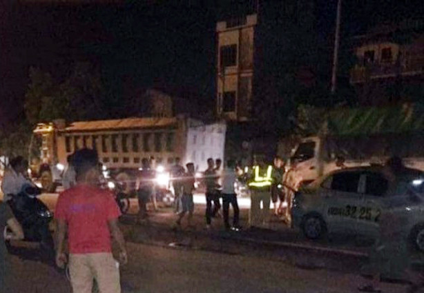 Hiện trường vụ việc.