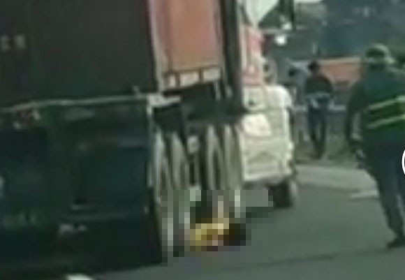 Hình ảnh hiện trường vụ tai nạn.