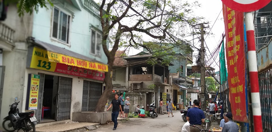 Khu vực xảy ra vụ việc. Ảnh: T.L