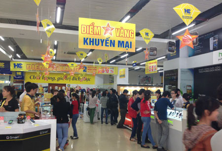 200 gian hàng tham gia “Tháng khuyến mại Hà Nội 2016”