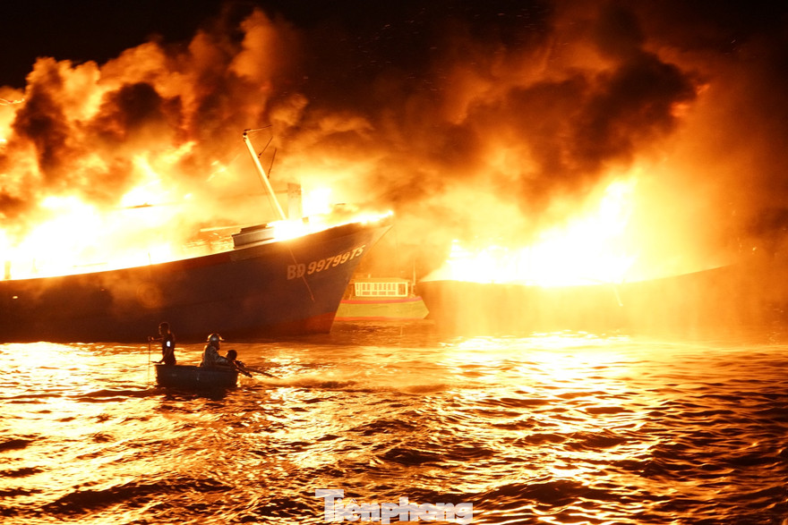 Hiện trường vụ hỏa hoạn. Ảnh: Thanh Tú