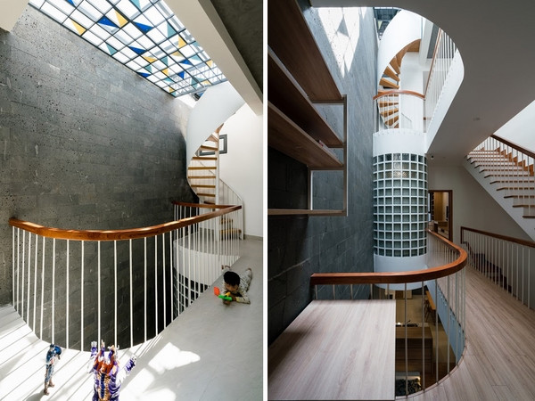 Khoảng 40% diện tích đất được gia đình ở quận 11, TP HCM dành cho giếng trời, sân chơi, trồng cây.