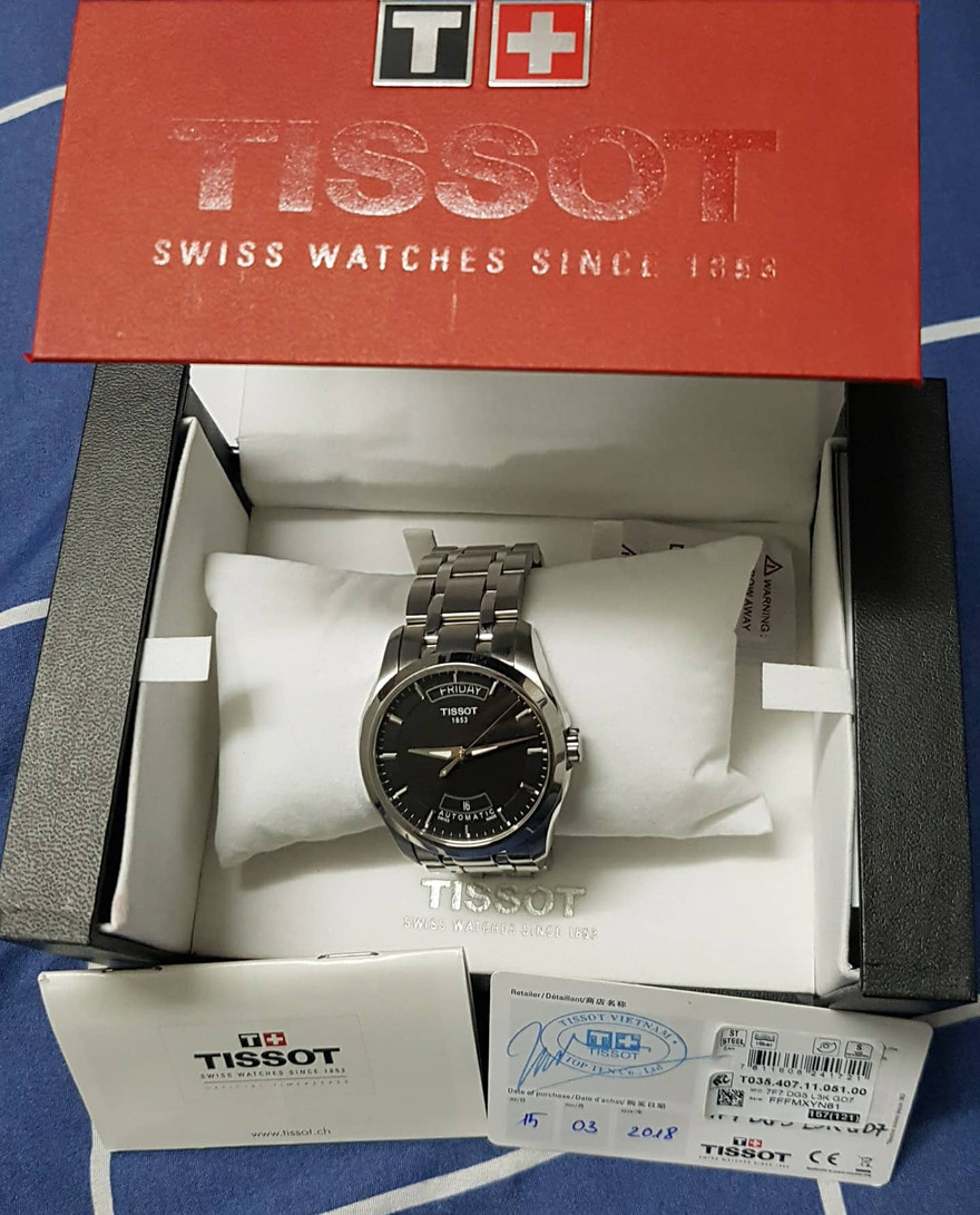 Anh.L hy vọng chiếc đồng hồ TISSOT sau khi được đổi sẽ không còn bị lỗi 