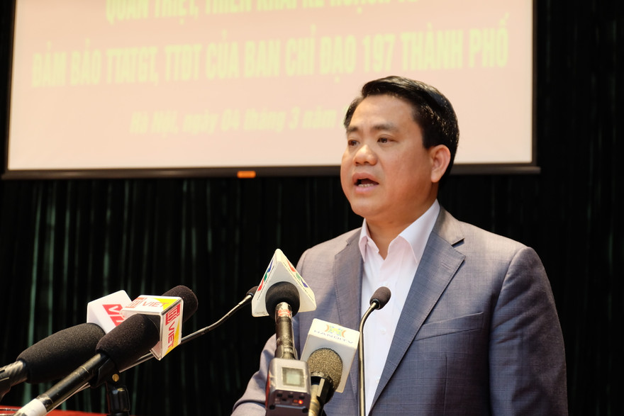 Chủ tịch UBND thành phố Hà Nội Nguyễn Đức Chung