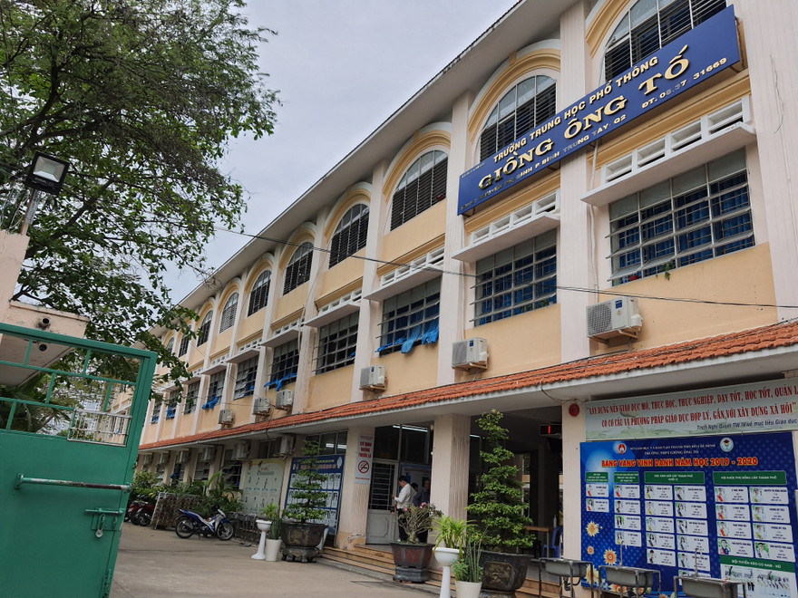 Trường THPT Giồng Ông Tố, quận 2 nơi xảy ra sự việc