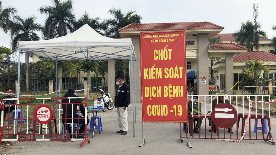 Bệnh viện GTVT Hải Phòng phong tỏa từ sáng 22/2.