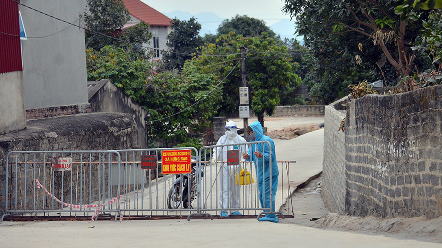 Hưng Yên dỡ phong tỏa một xã có 3 ca mắc COVID-19
