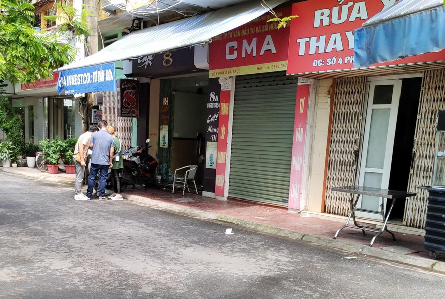 Khu phố nơi xảy ra vụ nổ súng.