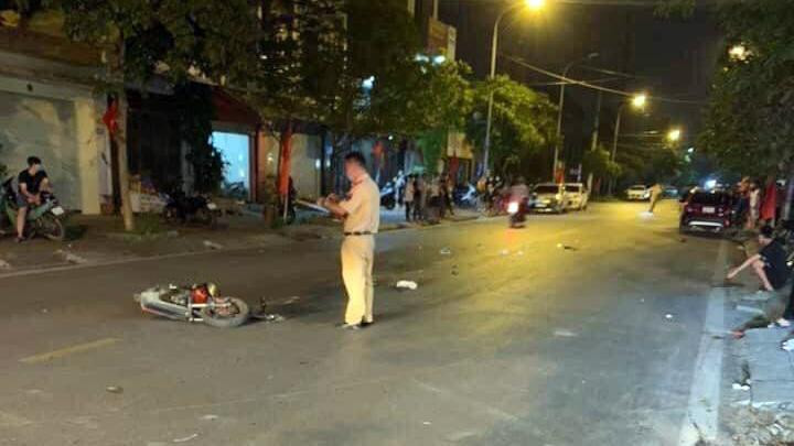 Hiện trường vụ tai nạn.