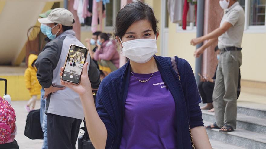 Hải Phòng: Vỡ òa niềm vui hoàn tất cách ly, về nhà ăn Tết